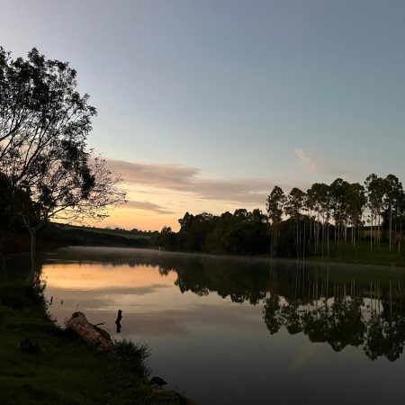 Lago - Fazenda - Amanhecer